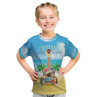 Hawaiian Ukulele Kid T Shirt Sound Of Happiness LT05 Colorful - Polynesian Pride