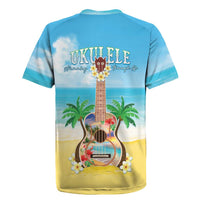 Hawaiian Ukulele Rugby Jersey Sound Of Happiness LT05 - Polynesian Pride