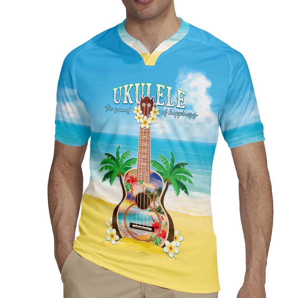 Hawaiian Ukulele Rugby Jersey Sound Of Happiness LT05 - Polynesian Pride