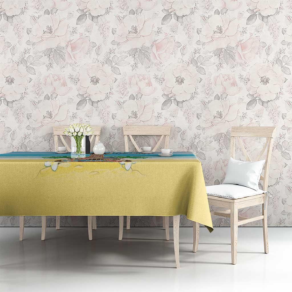 Hawaiian Ukulele Tablecloth Sound Of Happiness LT05 - Polynesian Pride