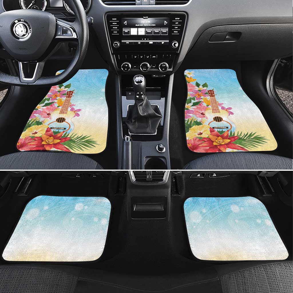 National Ukulele Day Car Mats Tropical Vibe