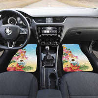 National Ukulele Day Car Mats Tropical Vibe
