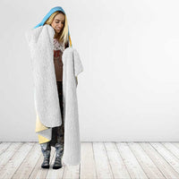 National Ukulele Day Hooded Blanket Tropical Vibe