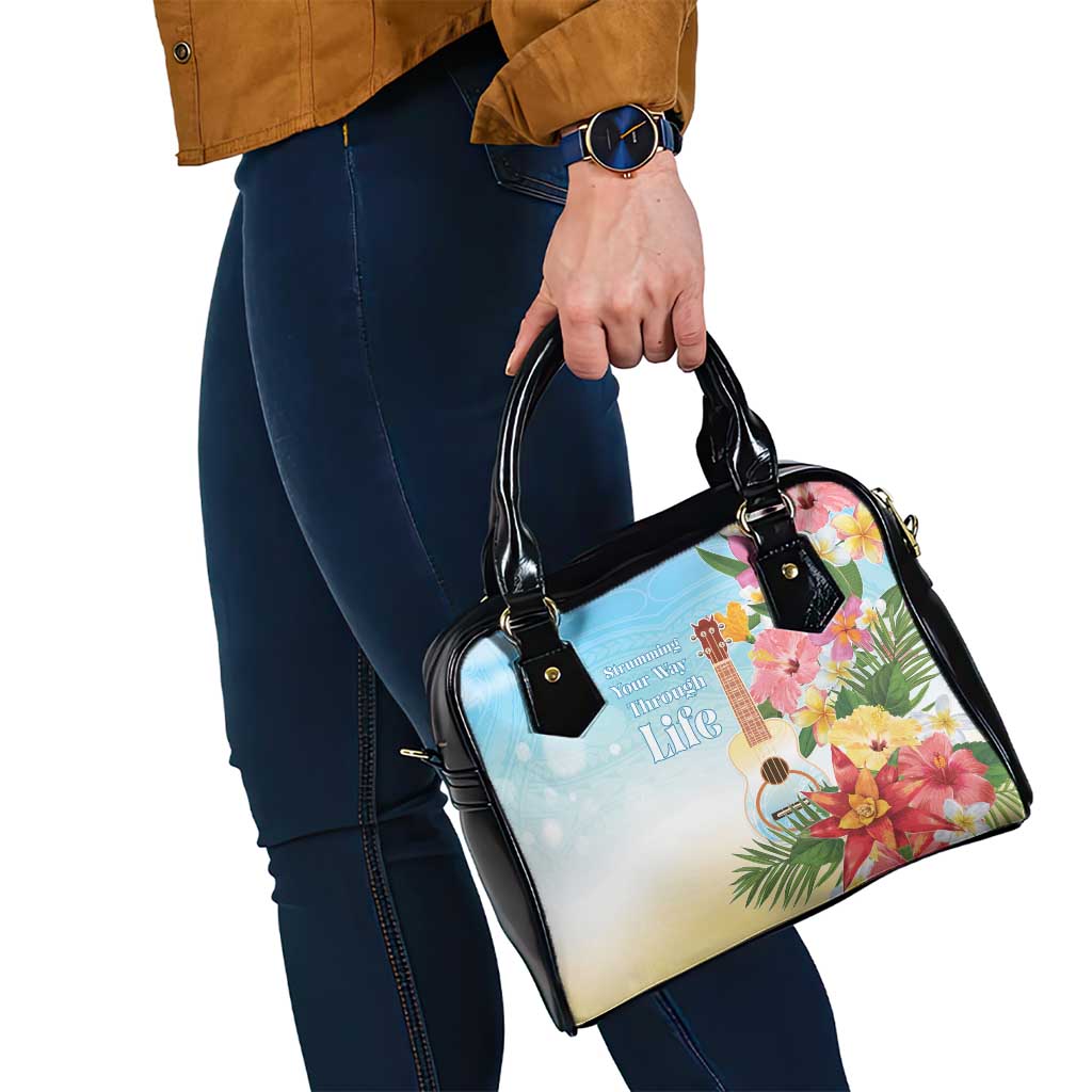 National Ukulele Day Shoulder Handbag Tropical Vibe