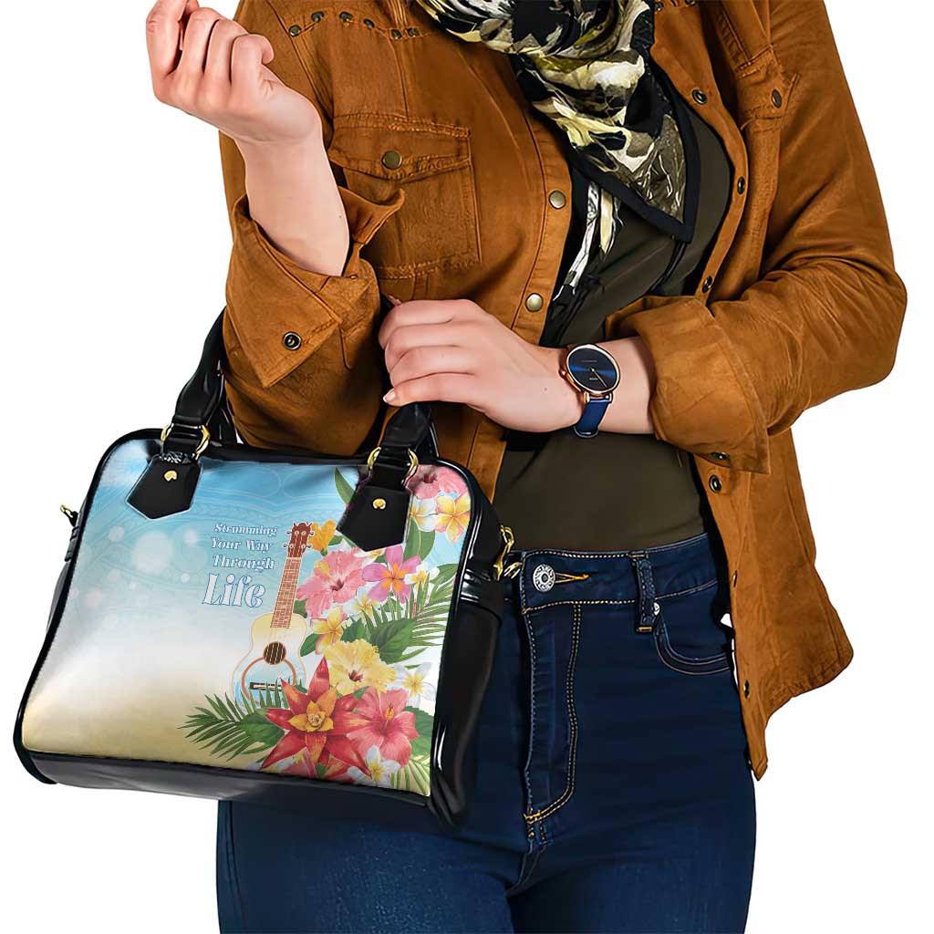 National Ukulele Day Shoulder Handbag Tropical Vibe