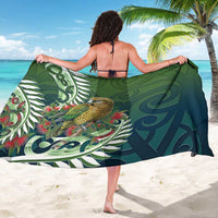 New Zealand Kea Bird Sarong With Maori Koru Fern LT05 - Polynesian Pride