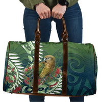 New Zealand Kea Bird Travel Bag With Maori Koru Fern - Polynesian Pride