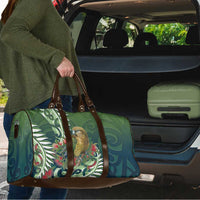 New Zealand Kea Bird Travel Bag With Maori Koru Fern - Polynesian Pride
