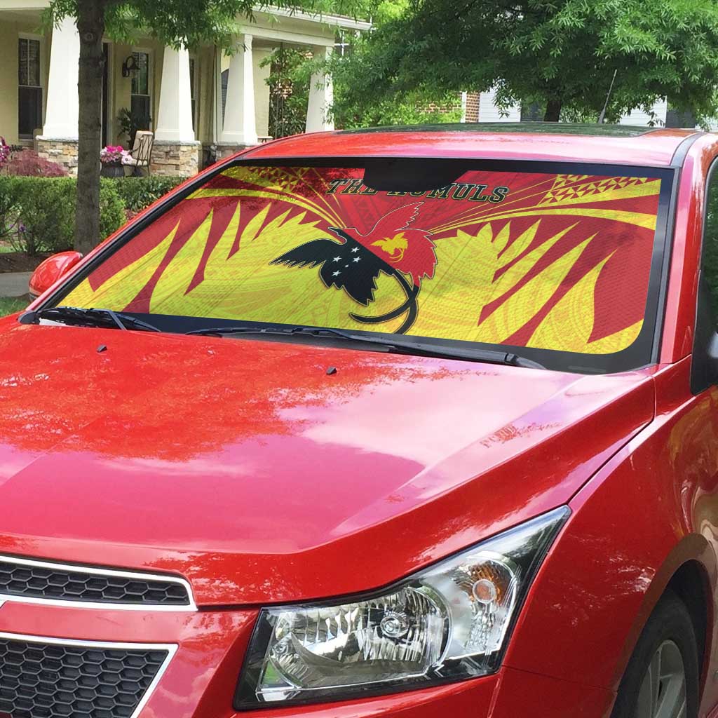 Papua New Guinea Rugby Auto Sun Shade Kumuls Heritage