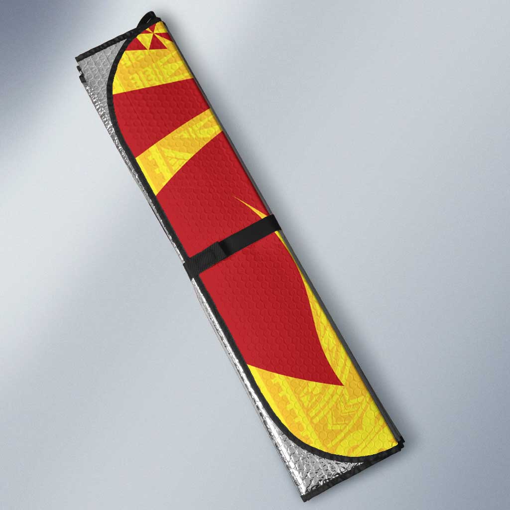 Papua New Guinea Rugby Auto Sun Shade Kumuls Heritage