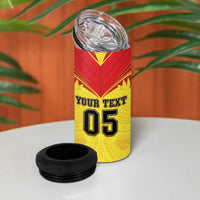 Papua New Guinea Rugby Custom 4 in 1 Can Cooler Tumbler Kumuls Heritage