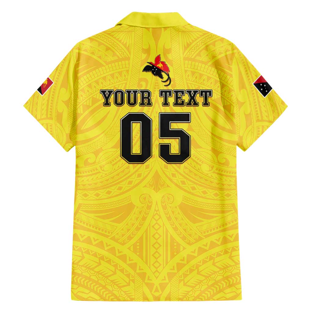Papua New Guinea Rugby Custom Family Matching Long Sleeve Bodycon Dress and Hawaiian Shirt Kumuls Heritage LT05 - Polynesian Pride