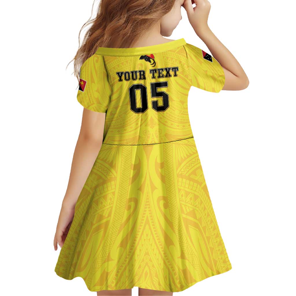 Papua New Guinea Rugby Custom Family Matching Off Shoulder Short Dress and Hawaiian Shirt Kumuls Heritage