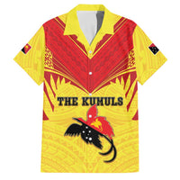 Papua New Guinea Rugby Custom Family Matching Off Shoulder Short Dress and Hawaiian Shirt Kumuls Heritage
