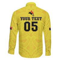 Papua New Guinea Rugby Custom Family Matching Short Sleeve Bodycon Dress and Hawaiian Shirt Kumuls Heritage LT05 - Polynesian Pride