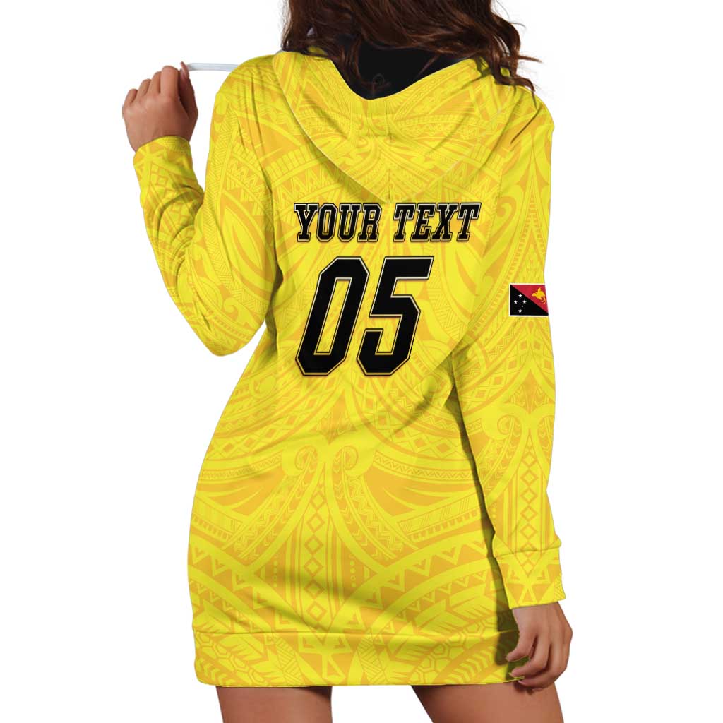 Papua New Guinea Rugby Custom Hoodie Dress Kumuls Heritage