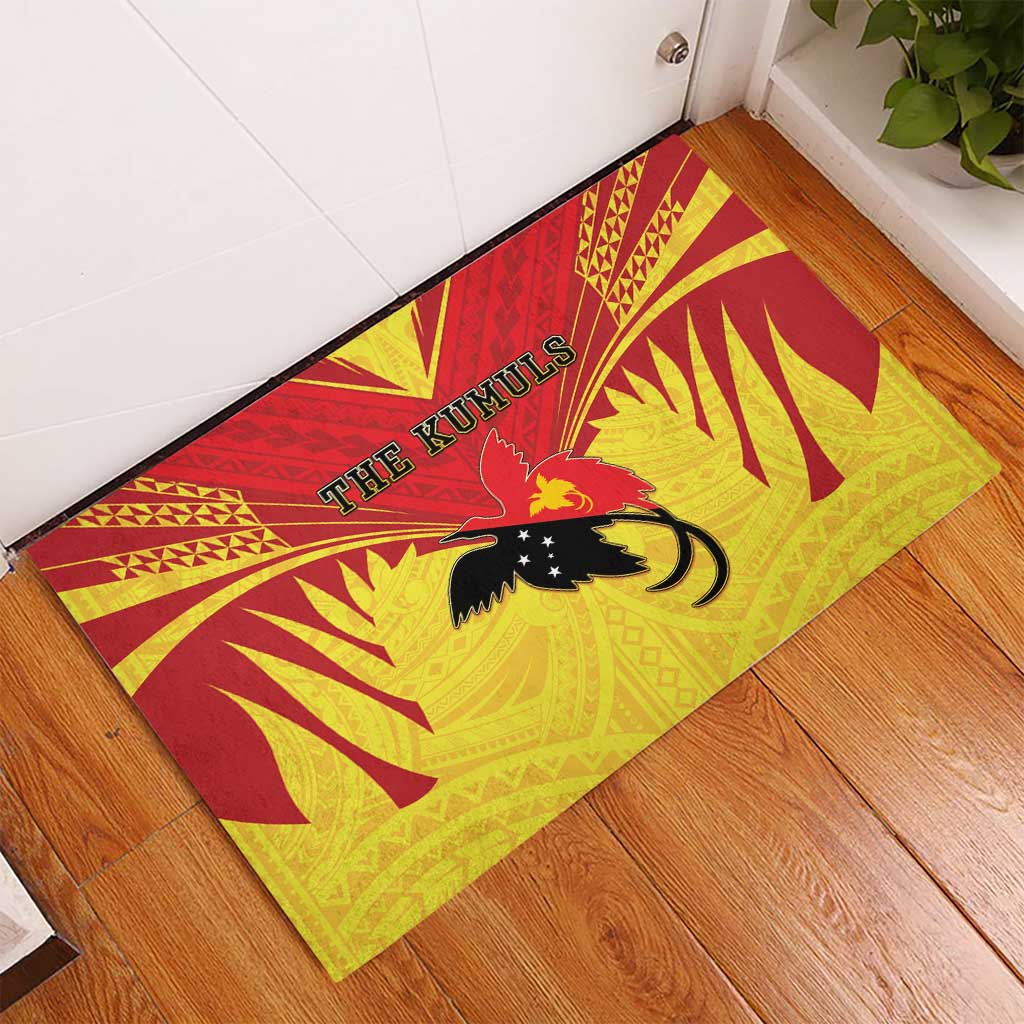 Papua New Guinea Rugby Rubber Doormat Kumuls Heritage