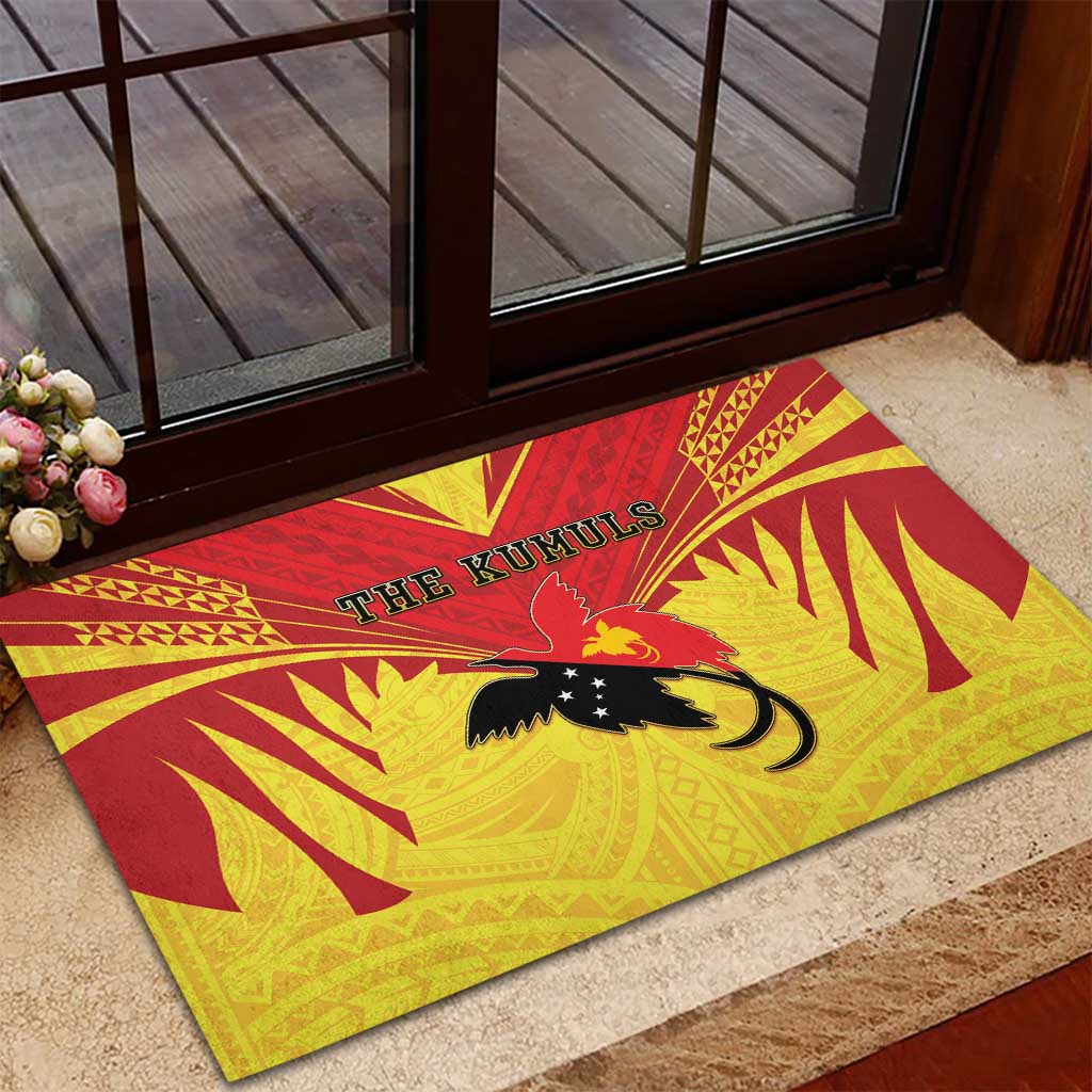 Papua New Guinea Rugby Rubber Doormat Kumuls Heritage