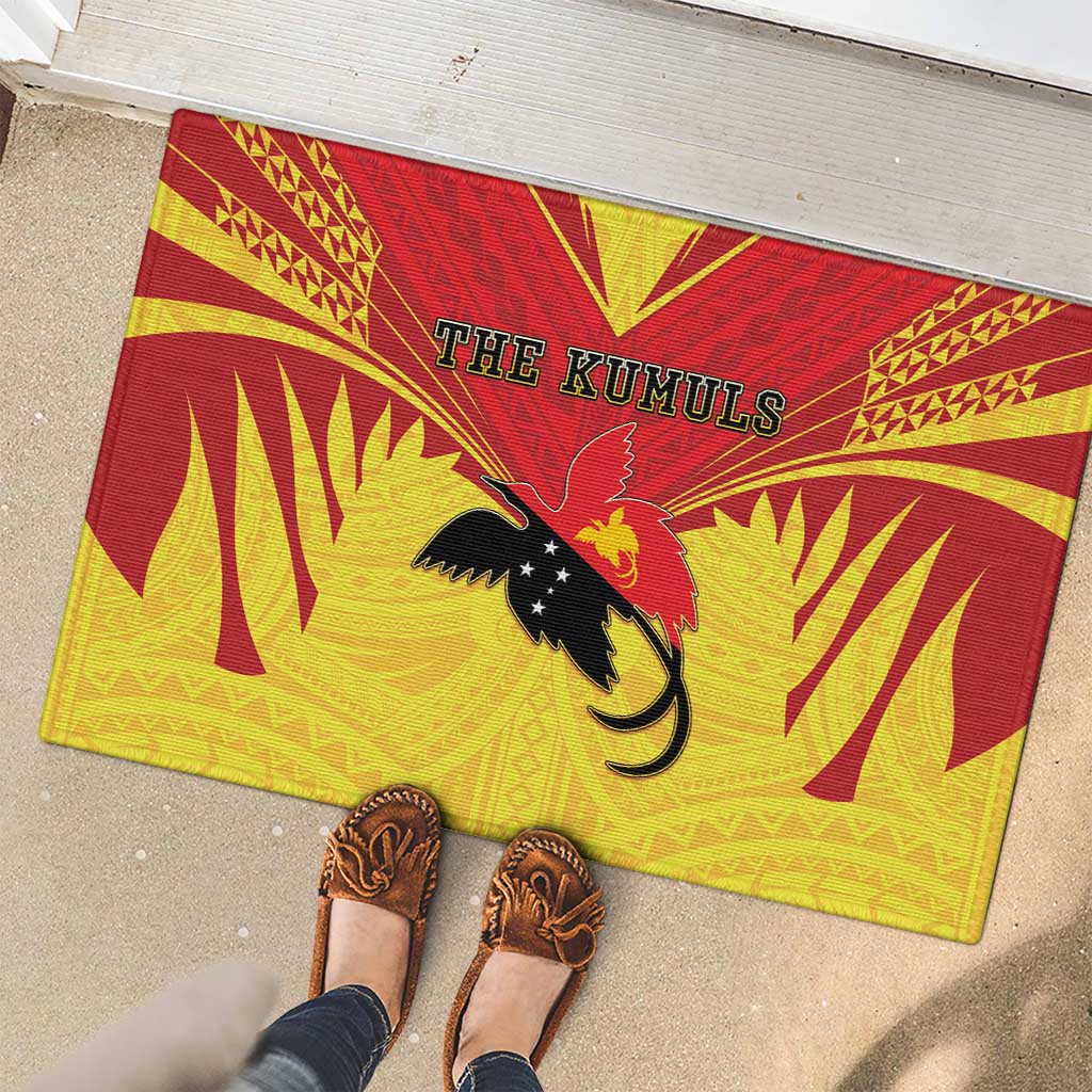 Papua New Guinea Rugby Rubber Doormat Kumuls Heritage