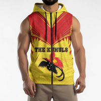Papua New Guinea Rugby Custom Sleeveless Zip Hoodie Kumuls Heritage
