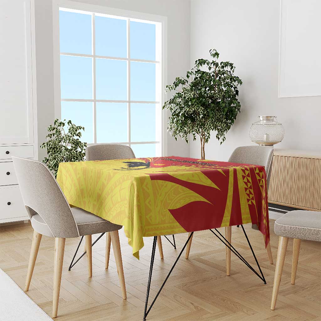Papua New Guinea Rugby Tablecloth Kumuls Heritage