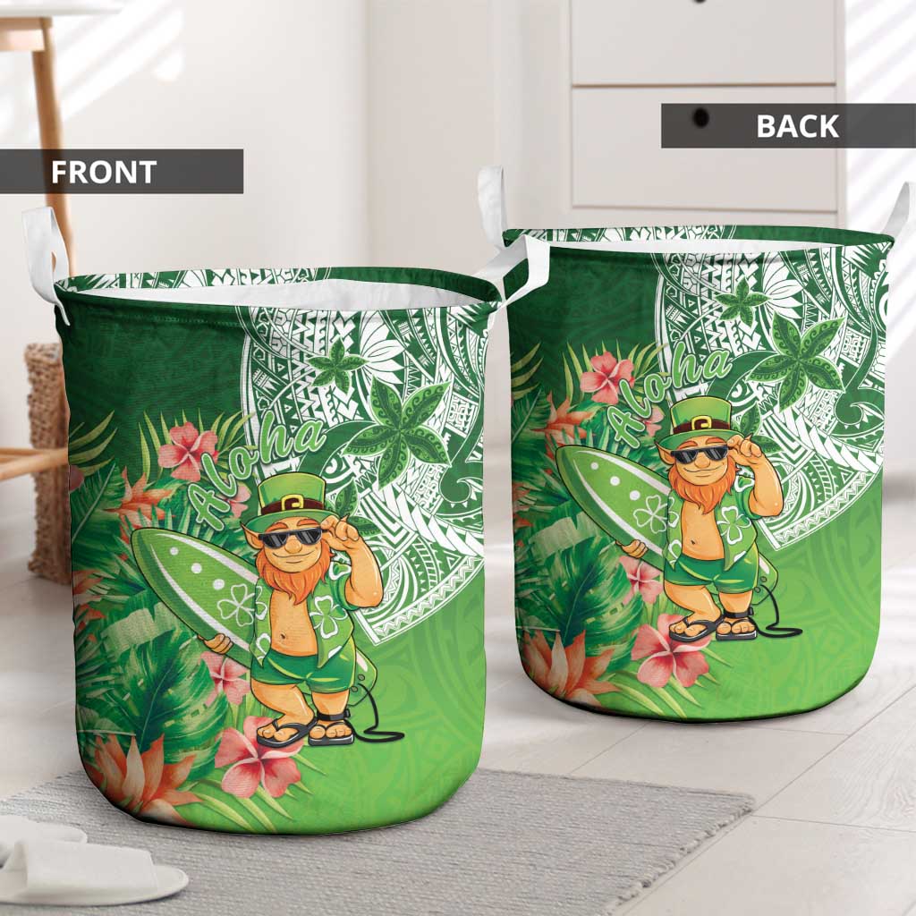 Aloha Hawaii St Patrick's Day Laundry Basket Polynesian Style LT05 - Polynesian Pride