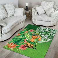 Aloha Hawaii St Patrick's Day Area Rug Polynesian Style LT05 - Polynesian Pride