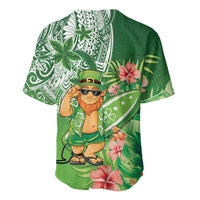 Aloha Hawaii St Patrick's Day Baseball Jersey Polynesian Style LT05 - Polynesian Pride