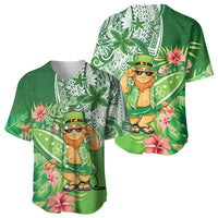 Aloha Hawaii St Patrick's Day Baseball Jersey Polynesian Style LT05 - Polynesian Pride