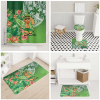 Aloha Hawaii St Patrick's Day Bathroom Set Polynesian Style
