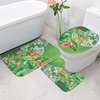 Aloha Hawaii St Patrick's Day Bathroom Set Polynesian Style