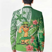 Aloha Hawaii St Patrick's Day Blazer Polynesian Style