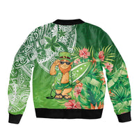 Aloha Hawaii St Patrick's Day Bomber Jacket Polynesian Style LT05 - Polynesian Pride