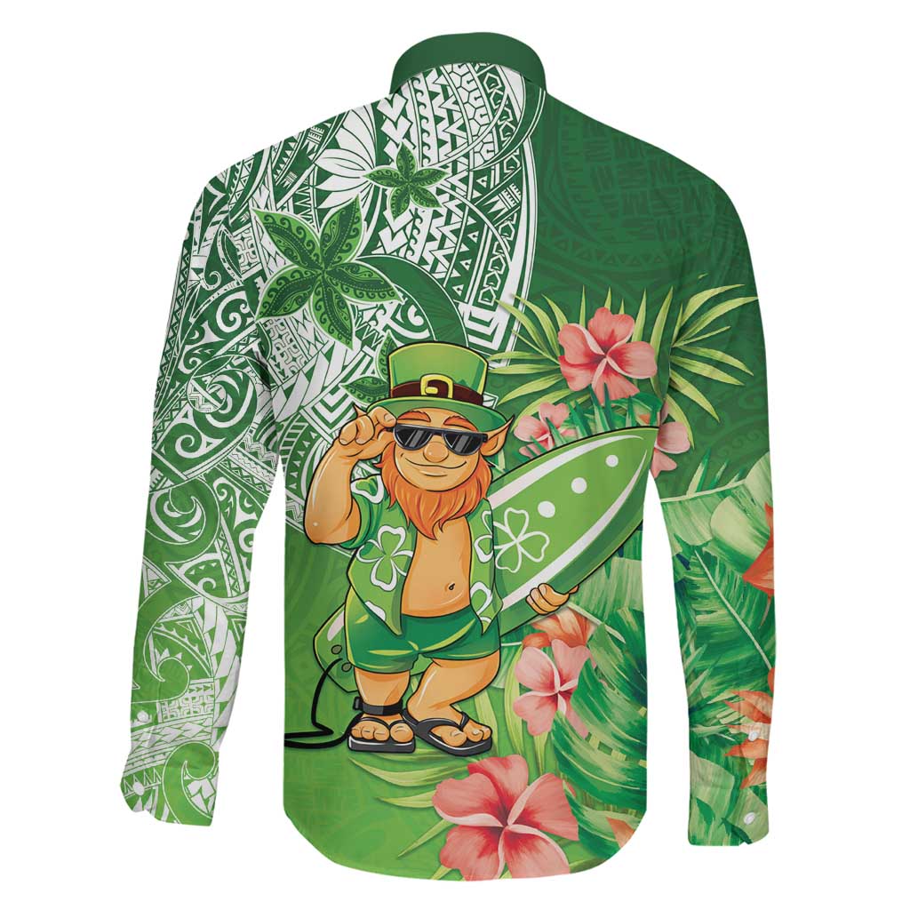 Aloha Hawaii St Patrick's Day Family Matching Mermaid Dress and Hawaiian Shirt Polynesian Style LT05 - Polynesian Pride