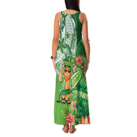 Aloha Hawaii St Patrick's Day Family Matching Tank Maxi Dress and Hawaiian Shirt Polynesian Style LT05 - Polynesian Pride