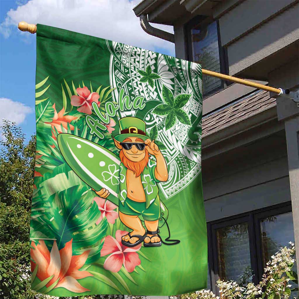 Aloha Hawaii St Patrick's Day Garden Flag Polynesian Style LT05 - Polynesian Pride