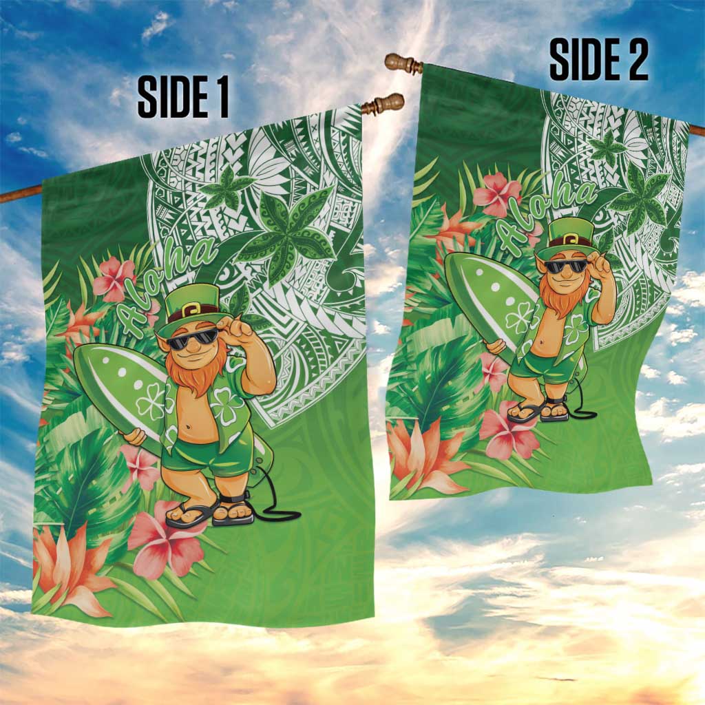Aloha Hawaii St Patrick's Day Garden Flag Polynesian Style LT05 - Polynesian Pride