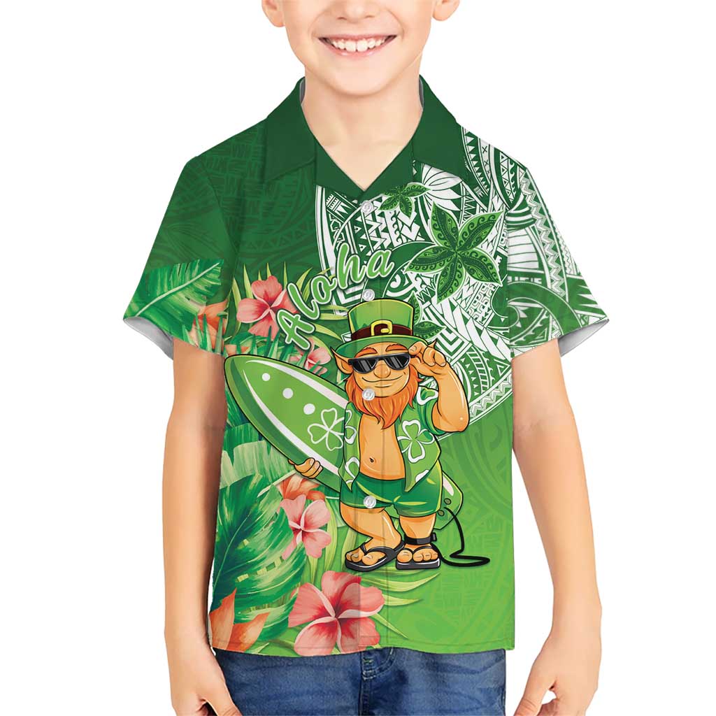 Aloha Hawaii St Patrick's Day Hawaiian Shirt Polynesian Style LT05 - Polynesian Pride