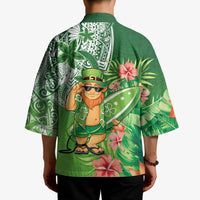 Aloha Hawaii St Patrick's Day Kimono Polynesian Style