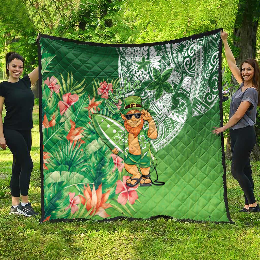 Aloha Hawaii St Patrick's Day Quilt Polynesian Style LT05 - Polynesian Pride
