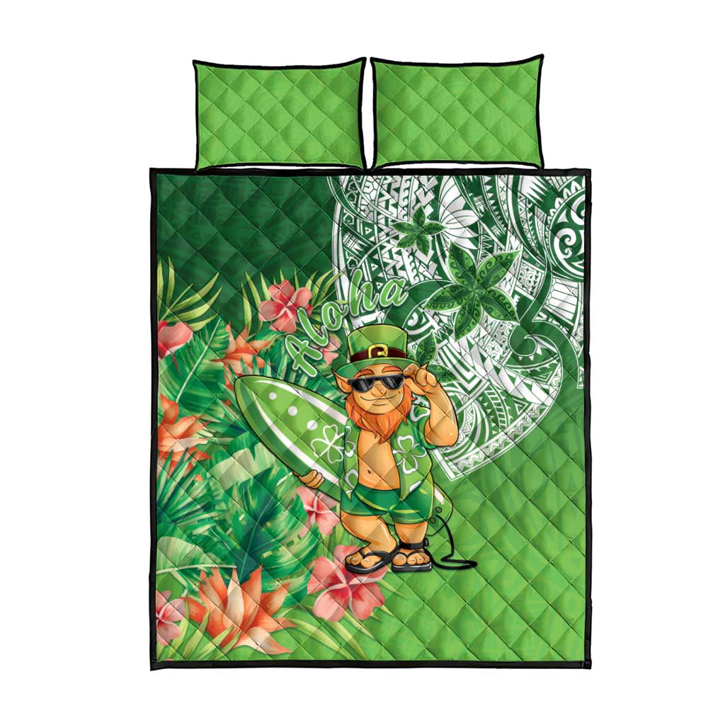 Aloha Hawaii St Patrick's Day Quilt Bed Set Polynesian Style LT05 - Polynesian Pride