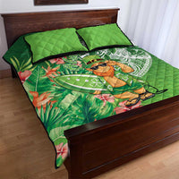 Aloha Hawaii St Patrick's Day Quilt Bed Set Polynesian Style LT05 - Polynesian Pride