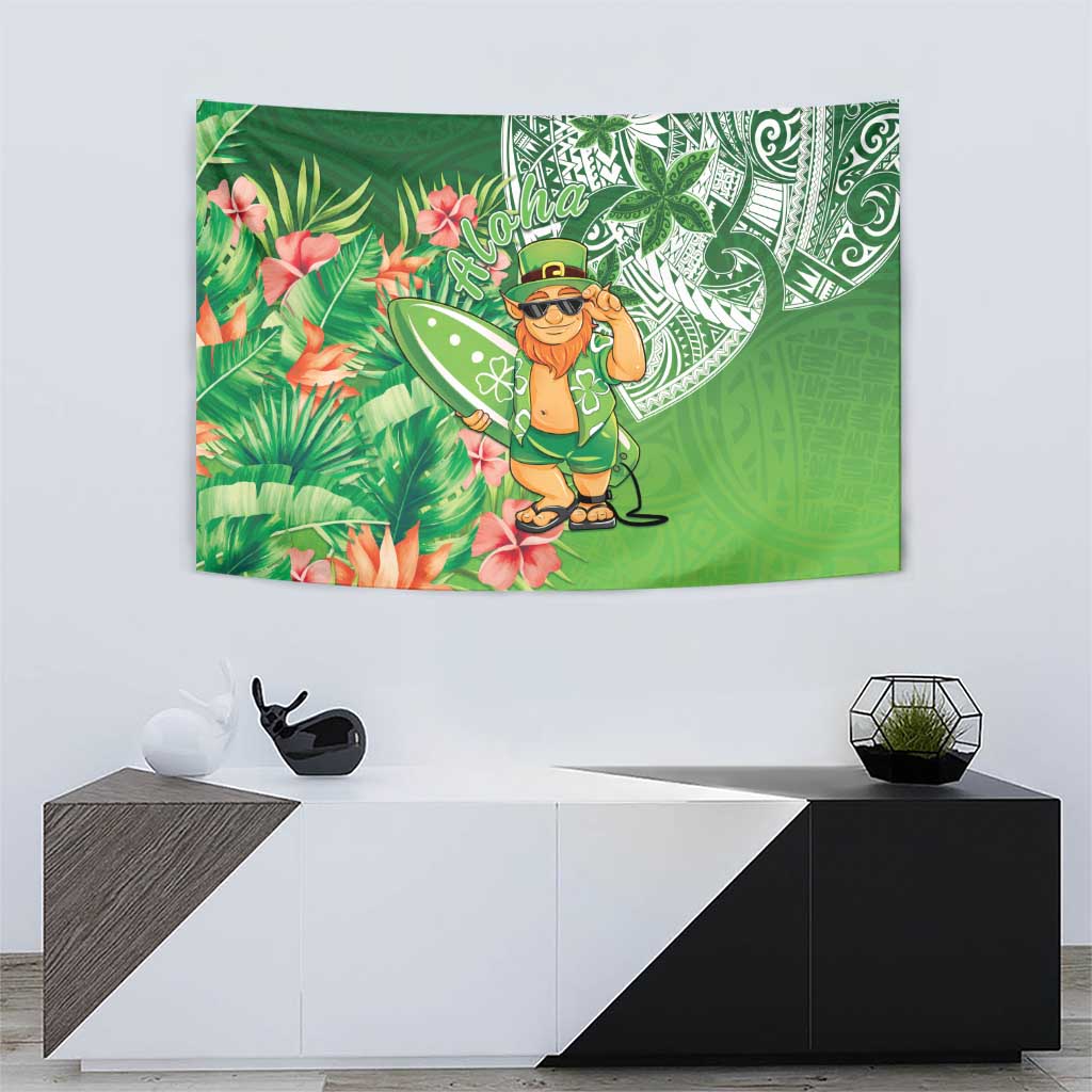 Aloha Hawaii St Patrick's Day Tapestry Polynesian Style LT05 - Polynesian Pride