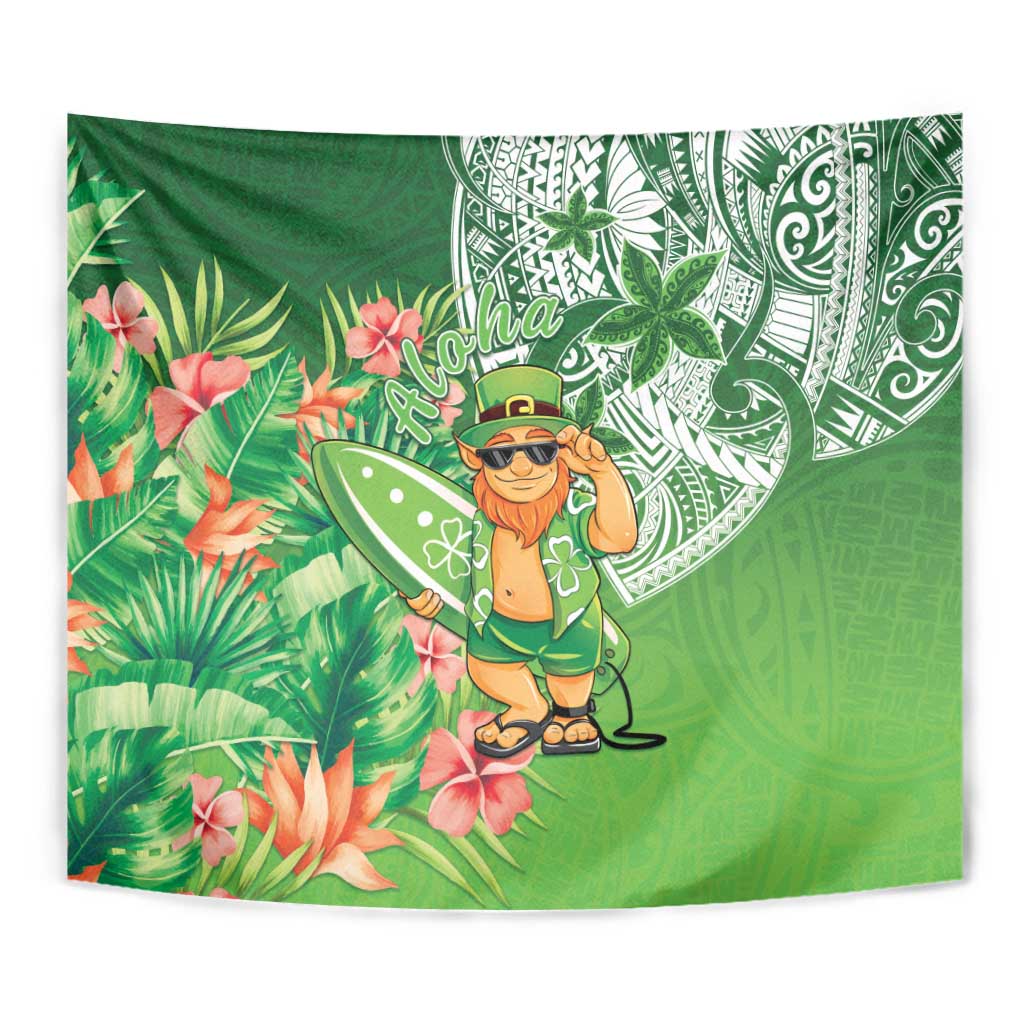Aloha Hawaii St Patrick's Day Tapestry Polynesian Style LT05 - Polynesian Pride