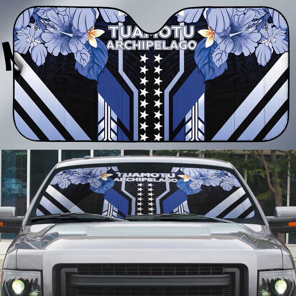 French Polynesia Tuamotu Archipelago Auto Sun Shade Polynesian Pattern Unique Style