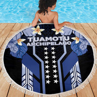 French Polynesia Tuamotu Archipelago Beach Blanket Polynesian Pattern Unique Style LT05 - Polynesian Pride