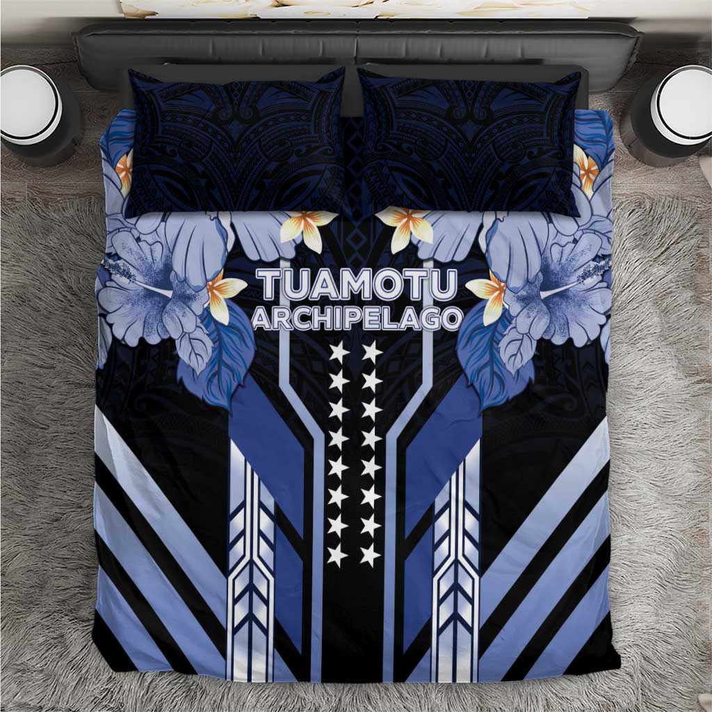 French Polynesia Tuamotu Archipelago Bedding Set Polynesian Pattern Unique Style LT05 Navy - Polynesian Pride