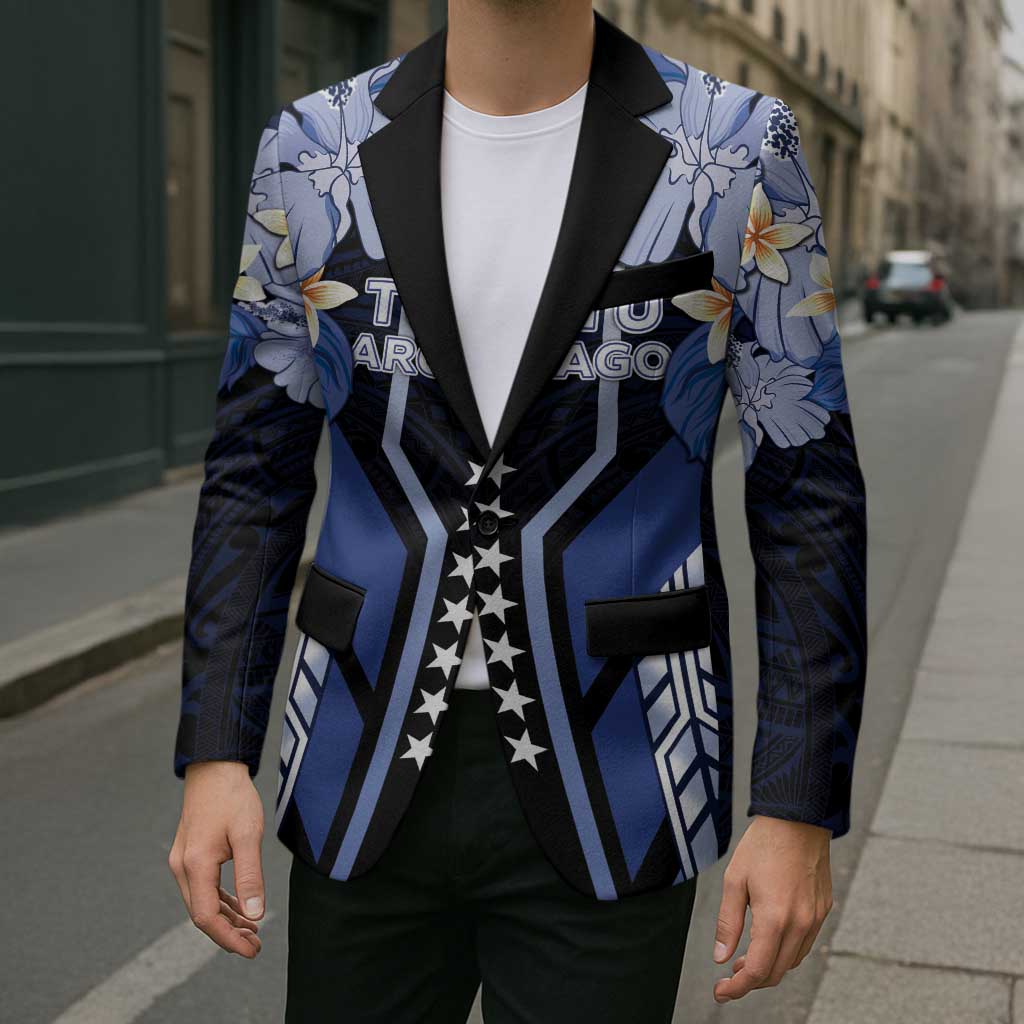 French Polynesia Tuamotu Archipelago Blazer Polynesian Pattern Unique Style LT05 - Polynesian Pride