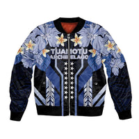 French Polynesia Tuamotu Archipelago Bomber Jacket Polynesian Pattern Unique Style LT05 Unisex Navy - Polynesian Pride