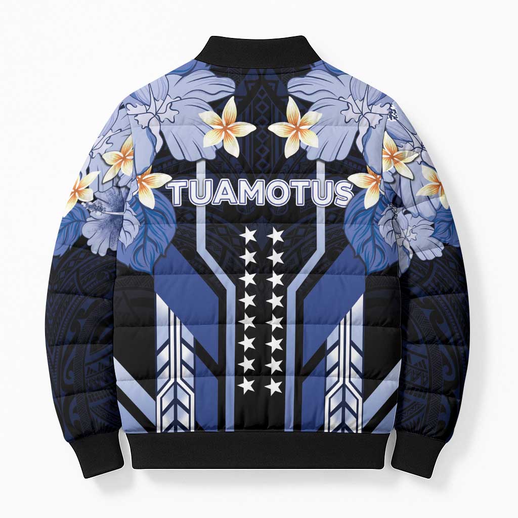 French Polynesia Tuamotu Archipelago Bomber Puffer Jacket Polynesian Pattern Unique Style